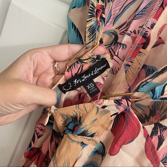 For Love and Lemons Floral Romper - Picture 3 of 4